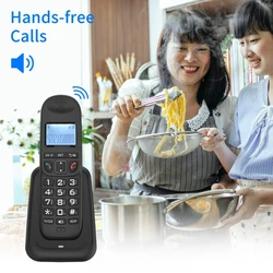 Cordless Telephone With Multi Languages Caller Display Handfree Backlit Phone Handsfree For Home Office Desktop D1003