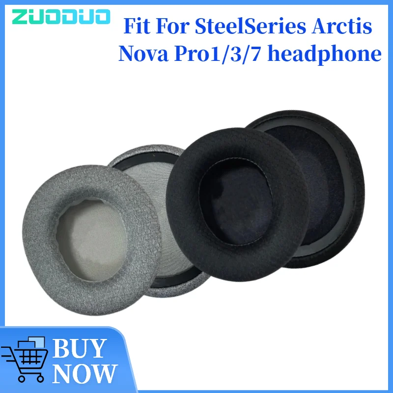 

ZUODUO Replacement Earpads For SteelSeries Arctis Nova Pro1/3/7 Headphones Softer Protein Leather Earpads High Quality Earpads