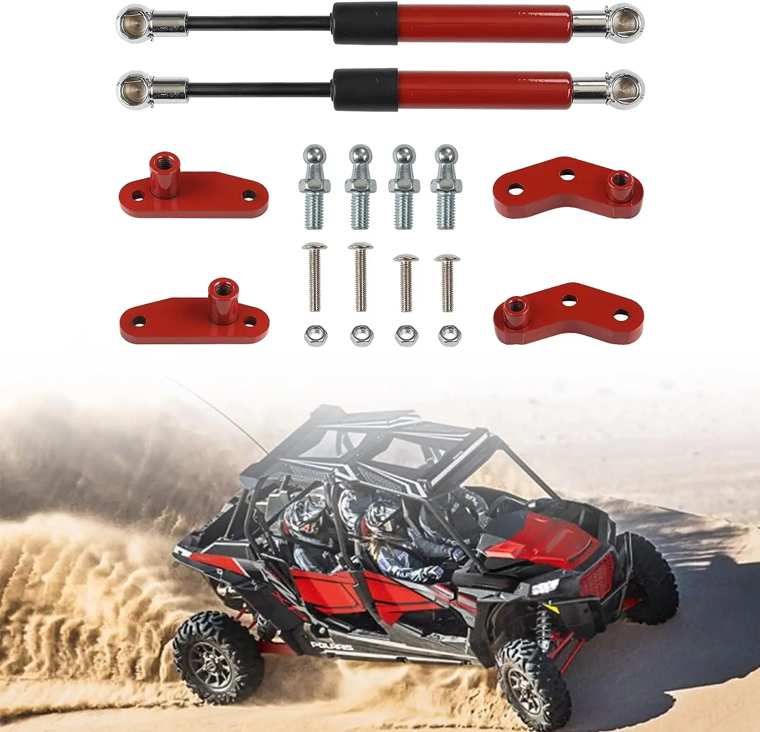 1/2 Paar UTV-Zubehör Aluminium eloxierte Türöffner-Sets für Can-Am Maverick X3 Max R RR 2/4 Türen 4x4 2017–2023