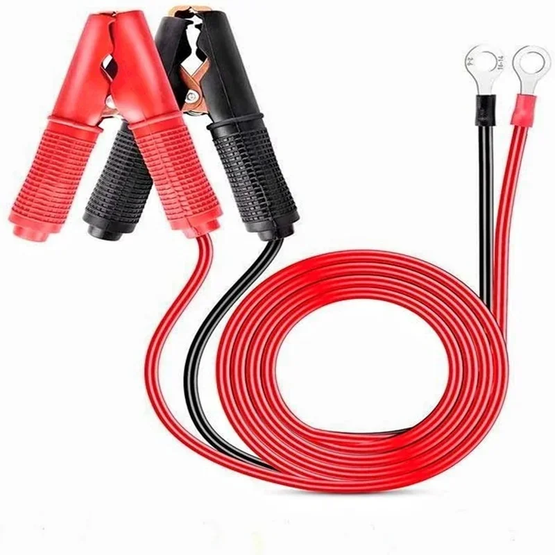 Conector de Clip de cocodrilo de batería de fusible 30A, Cable de carga de extensión, adaptador de liberación rápida, desconexión para coche y motocicleta