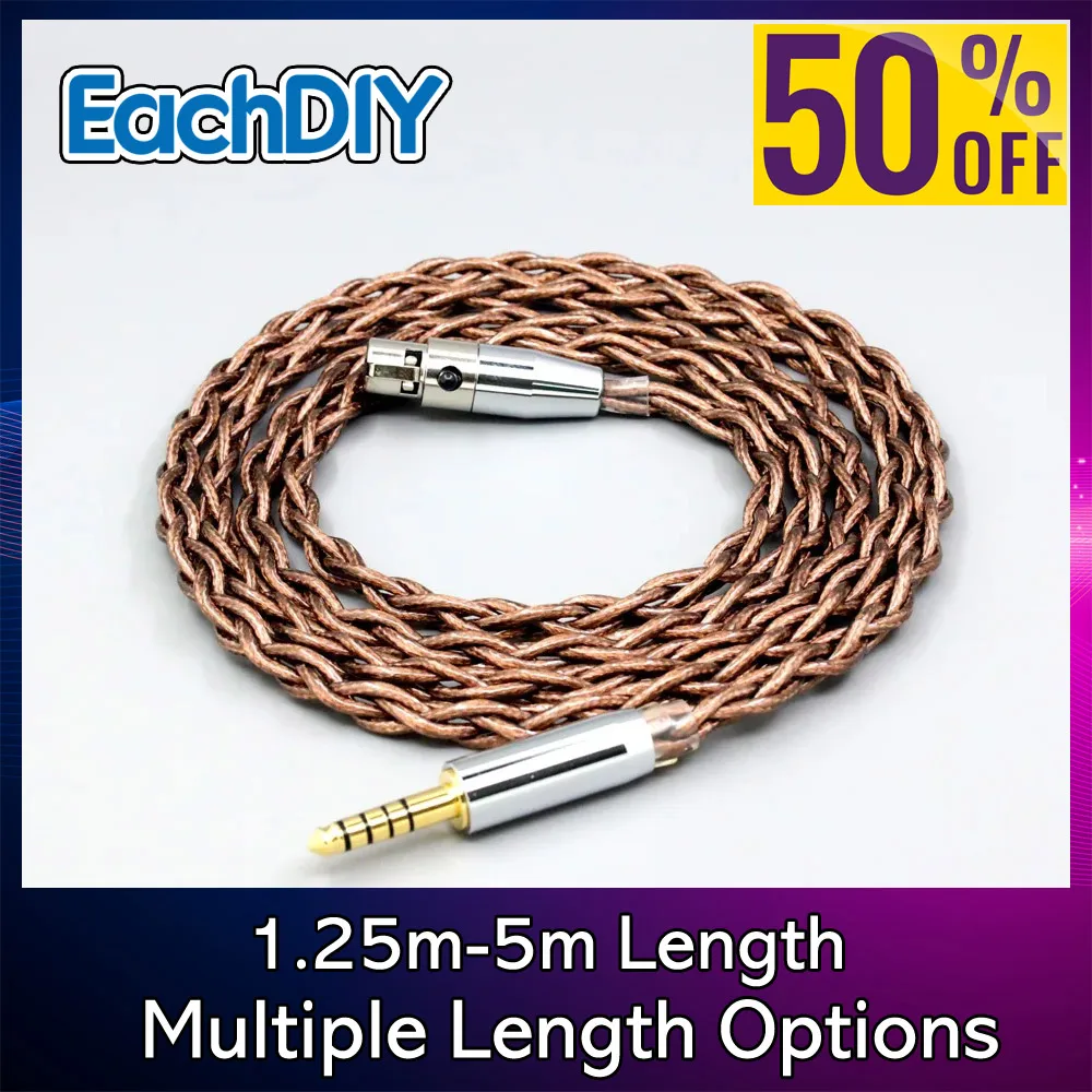 Graphene Shield 24k Gold Earphone Cable 7n Silver 99% Pure For AKG Pro Audio K371 K361 K240MK II Q701 K702 K181 M220 8563