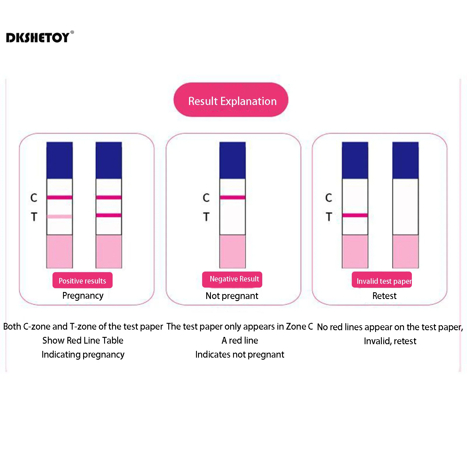 10pcs HCG Early Pregnancy tests for women before period with urine cup testing kit Quick Results for Women Measuring Stick