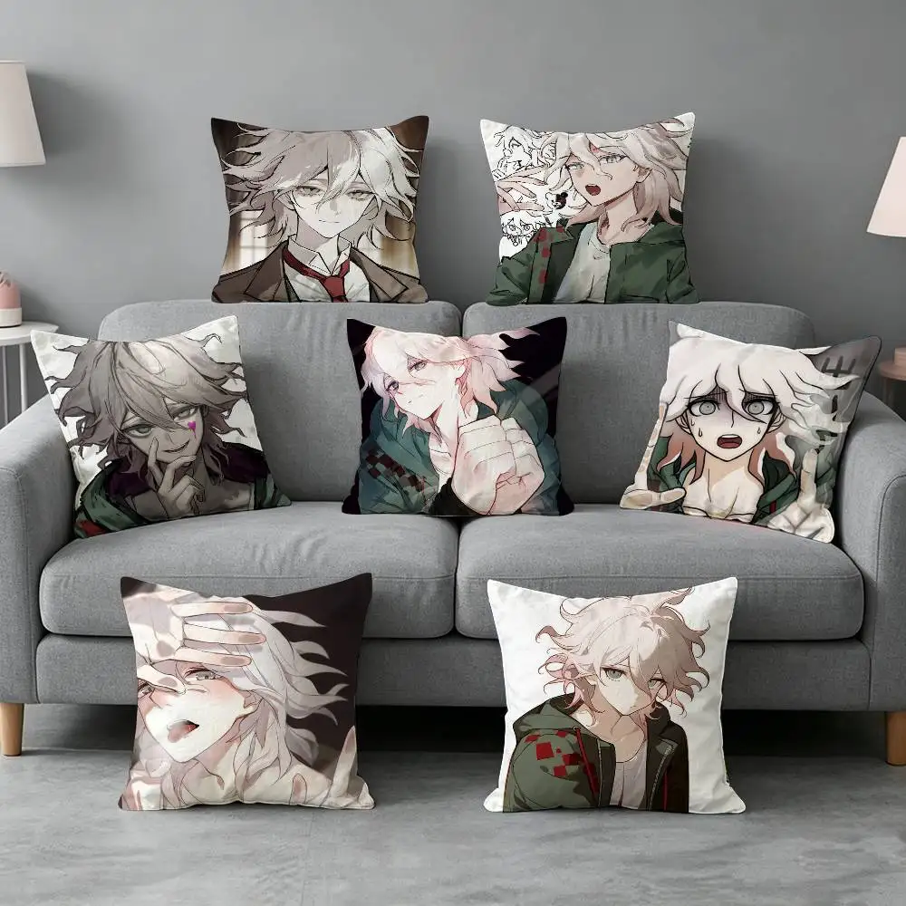 

Nagito Komaeda Game Danganronpa-a Pillow cover gift High definition digital printing,Surprise vivid pattern Household.