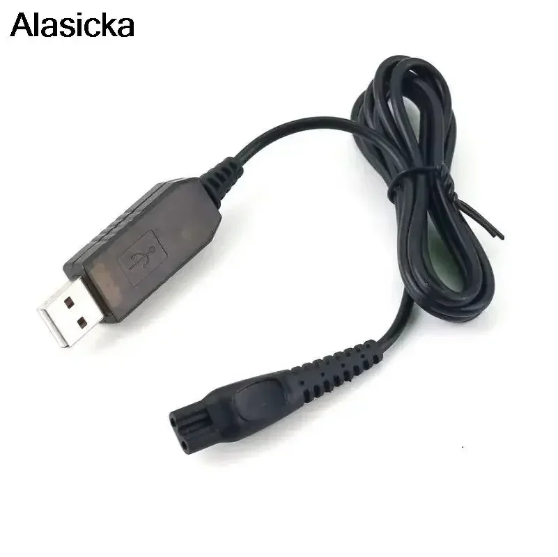 HQ8505 15V Razor USB Charger Cable for Philips Electric Shavers 6070 6095 7120 7140 7160 7165 7141 7240 786 8100 9020 Power Wire