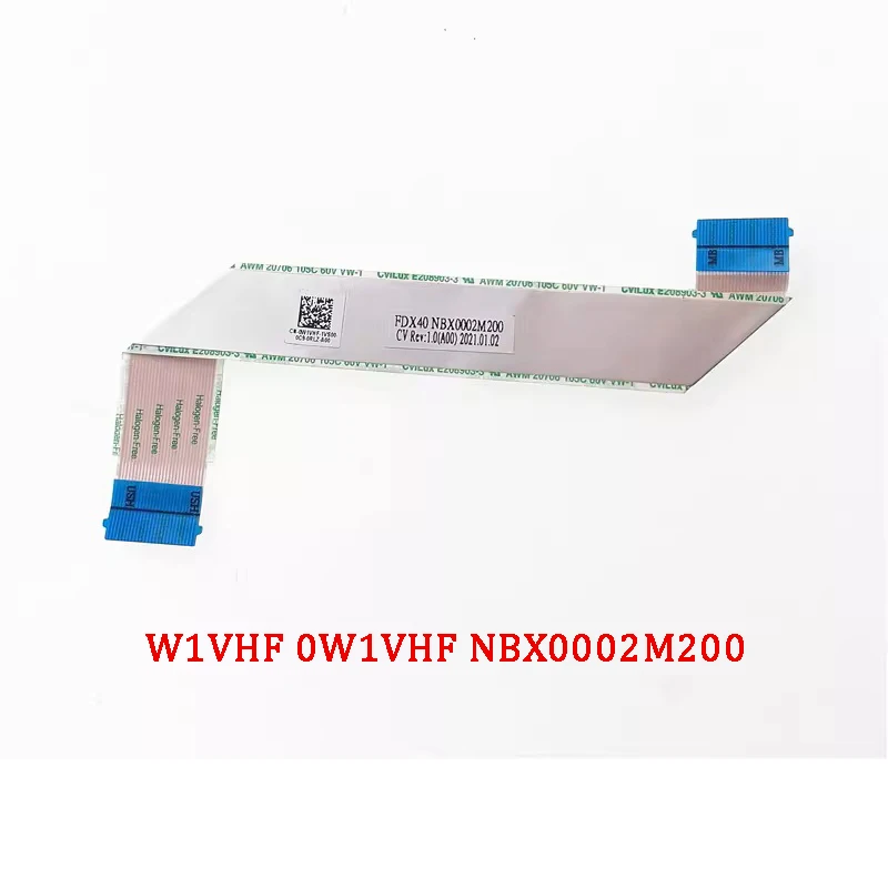 5pcs NEW Genuine Laptop Touchpad Cable For Dell Latitude 7410 E7410 FDX40 W1VHF 0W1VHF NBX0002M200