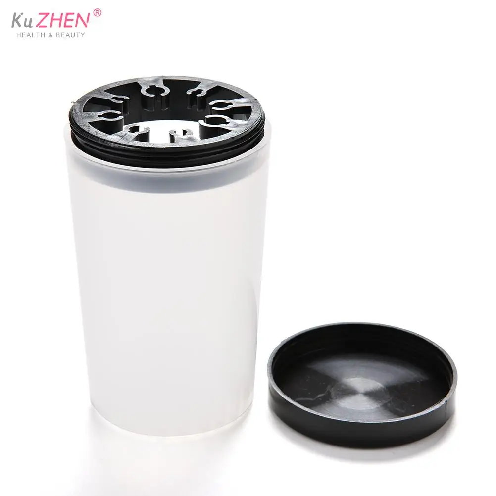 Nail Brush Pen Cleaner Holder Handy Cleaner Cup Acrylic Pot Plastic Holder Case Gel Pen Pot Cleanser Cup 