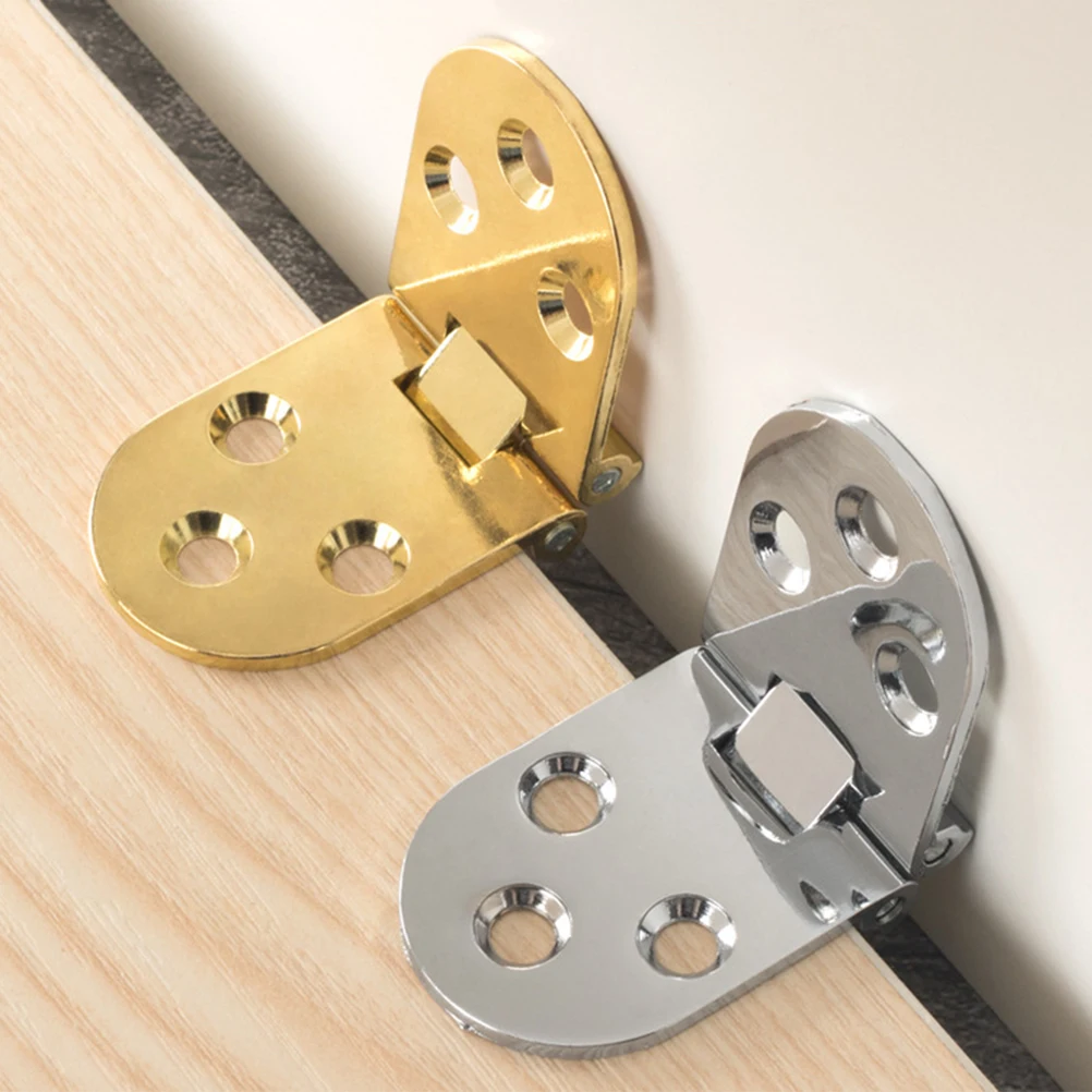 

4 Pcs Folding Hinge Furniture Hinges Rotating Table Metal Sewing Machine Foldable Small Parrot