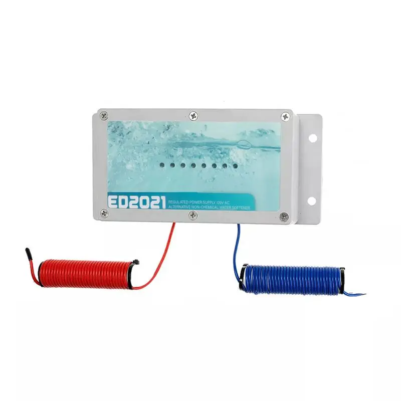 AEE2-Electronic Descaling System For Various Pipes House Water Descaler Remove Limescale Prevent Deposits Build Up US Plug