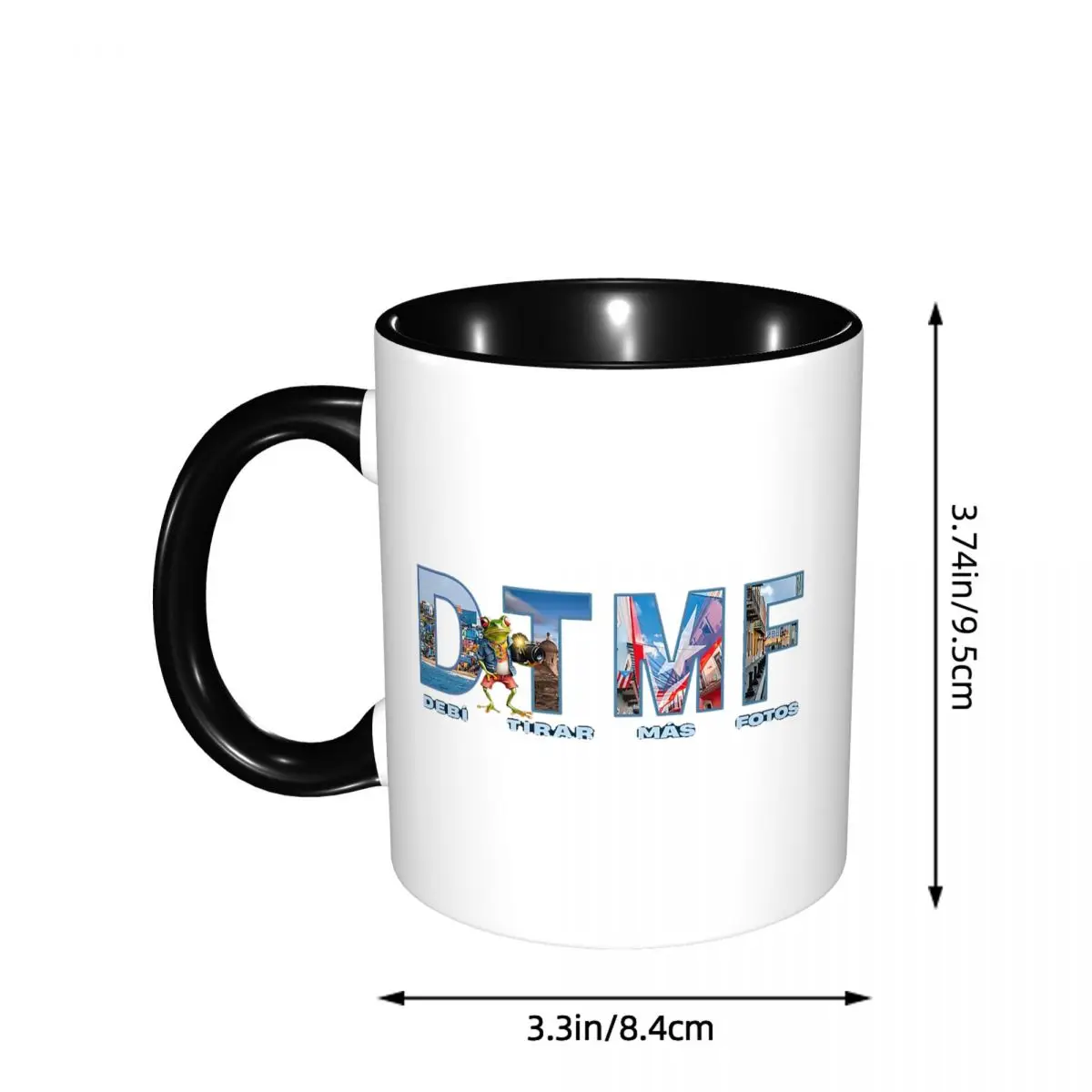 Bads Bunnys Debi Tirar Mas Fotos DTMF Mug Funny Ceramic Coffee Cups Tea Mugs Milk Cup Drinkware Gift for Woman Man