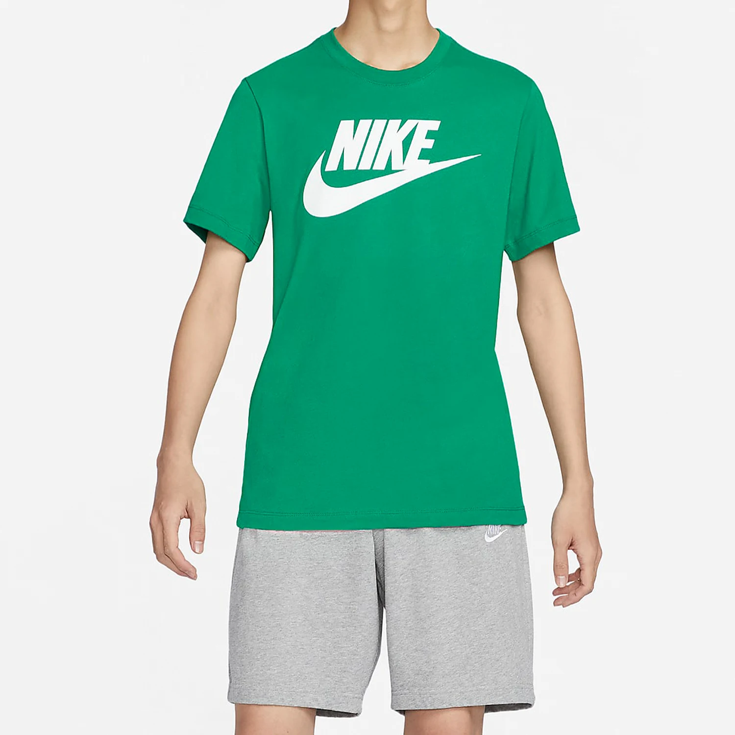 

Оригинальные мужские спортивные кроссовки Nike 2024, весна, простые, с круглым вырезом и короткими рукавами AR5005-365