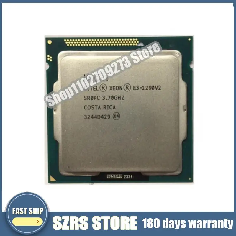 Processeur Int@l Xeon E3 1290 V2 1290V2 d\'occasion, cache 8 Mo, 3.70GHz, SR0PC, LGA 1155