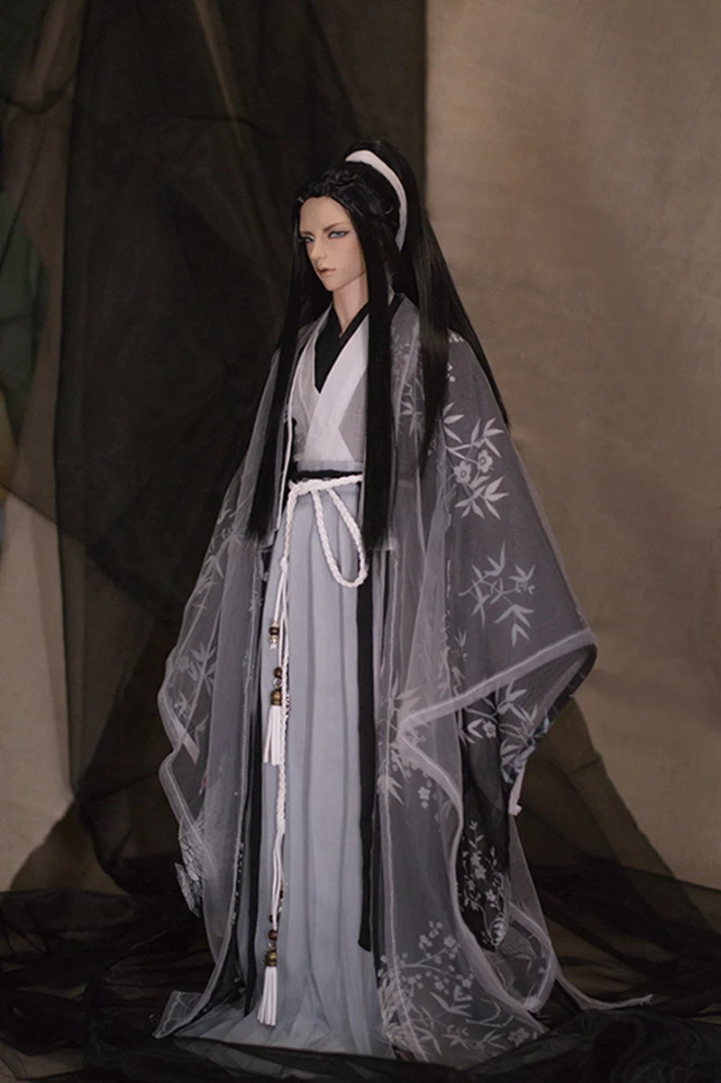 1/4 1/3 Scale BJD Ancient Costume Clothes Hanfu Dress Samurai Outfit For BJD/SD SD13 POPO68 SSDF ID75 Strong Uncle Doll C1929