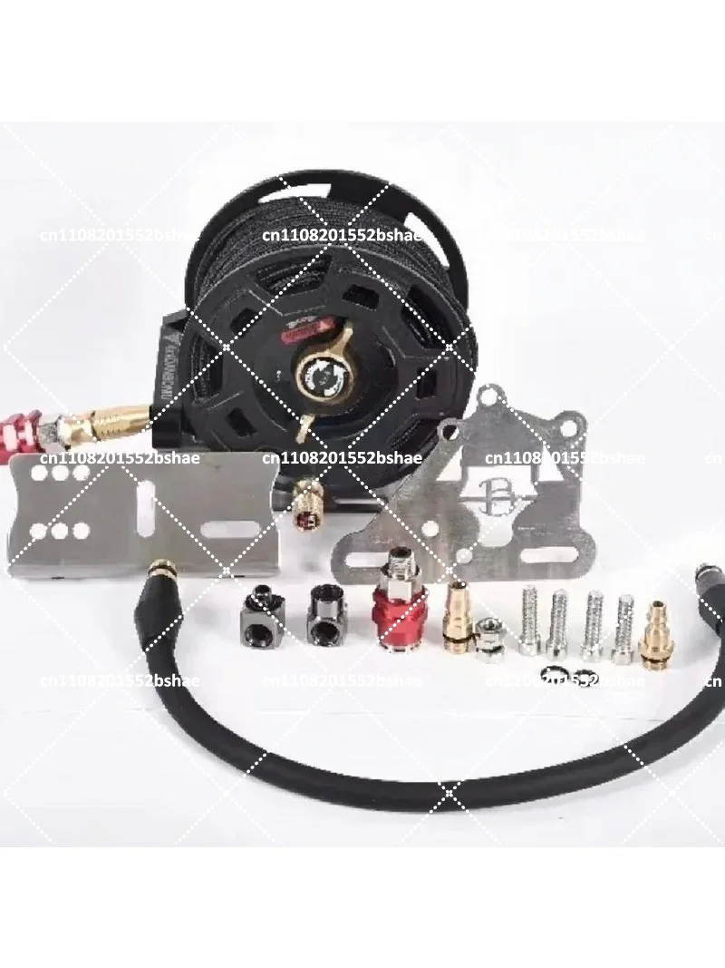 Compact Reel System for Hose Storage, Space-Saving Garden Water Hose Reel