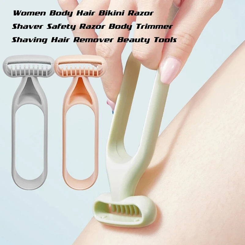 Physical Epilator Painless Safe Body Hair Razor Hair Trimmer Reusable Easy Cleaning Shaving Hair Remover Beauty Tools(A)