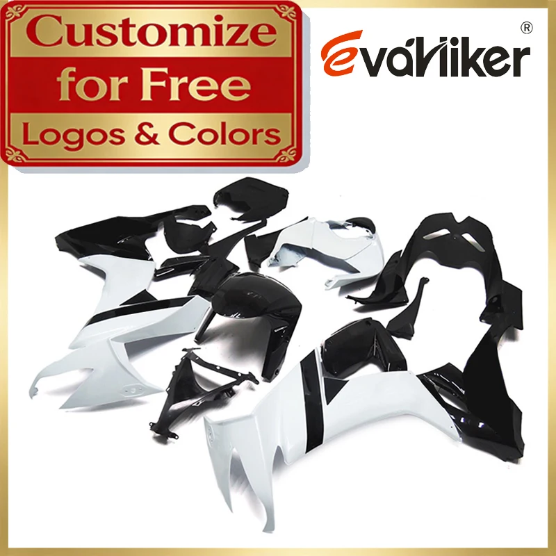 

ABS Injection Fairing For Kawasaki ZX10R 2008 2009 2010 white black Motorcycle Fairing Kit ZX-10R 08 09 10 Customizable Colors