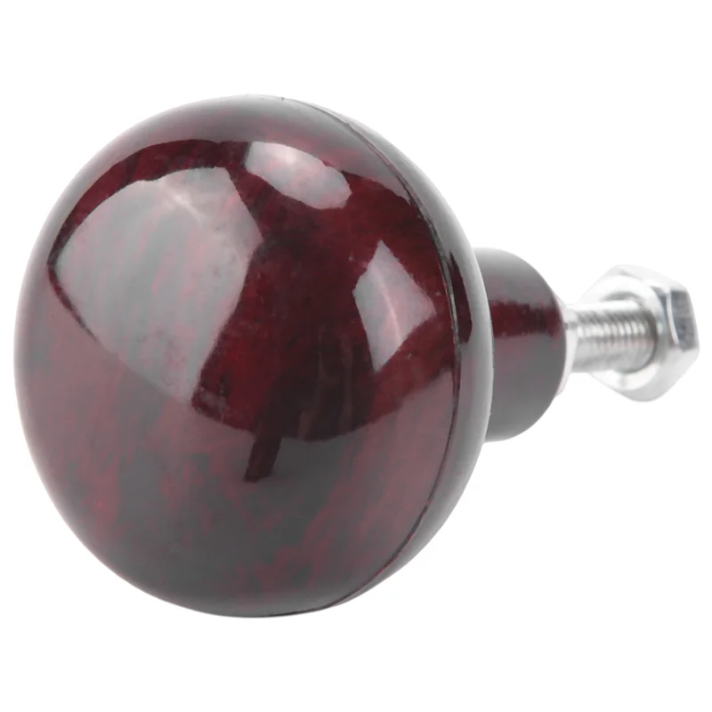 مقبض دوار لعجلة القيادة من الخشب الحبوب يناسب جميع السيارات والشاحنات والأشباه والجرارات والقوارب وعربات الجولف ملحقات مقبض الطاقة