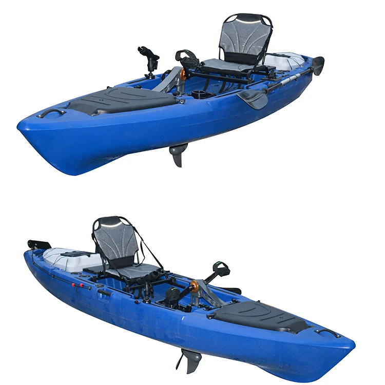 

2022 Hot Sell 13.5ft Kayak Ocean clear Fishing Boat Professional Kayak with Propeller Pedals