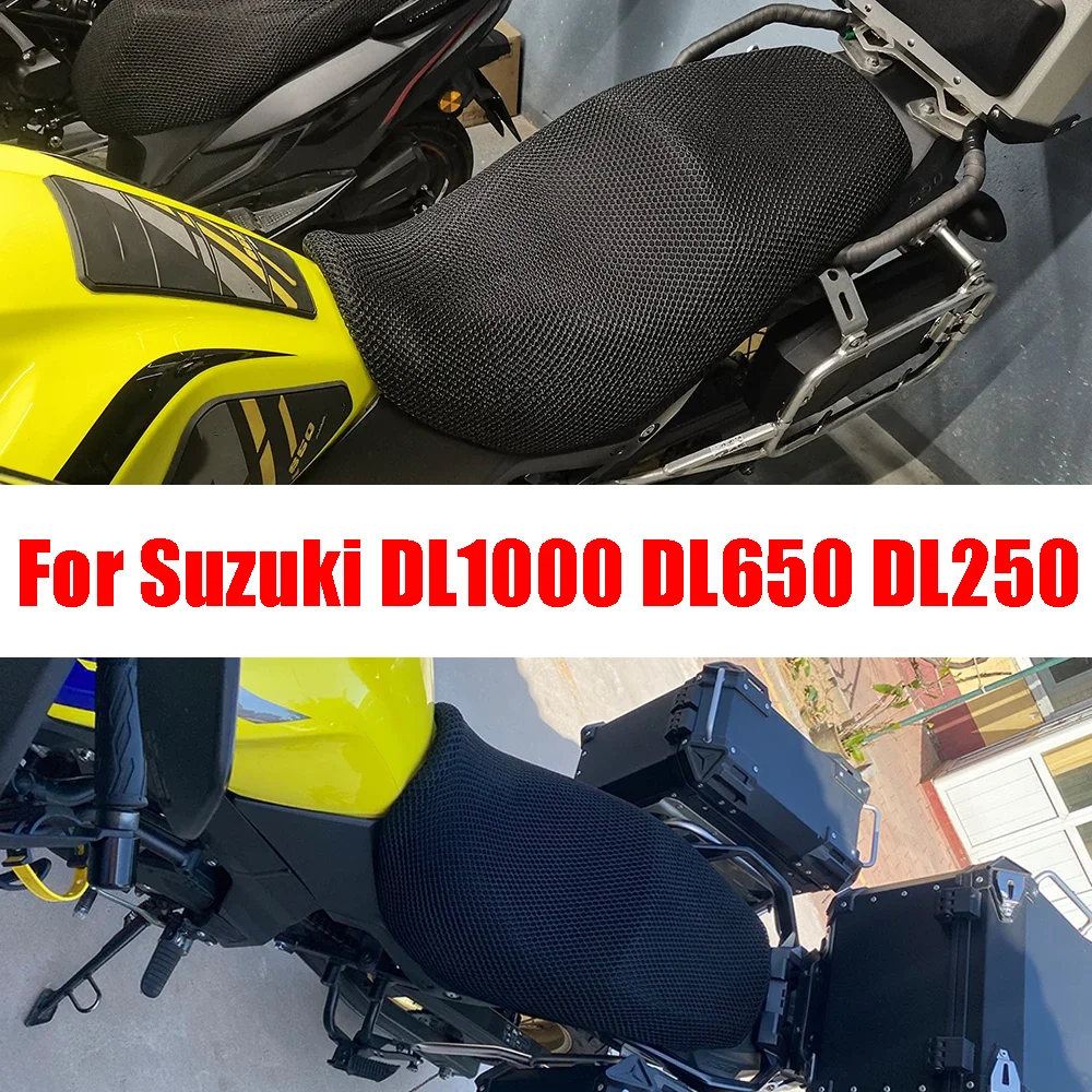 For Suzuki Vstrom DL650 DL250 DL1000 V-strom DL 650 XT 650XT 1000 Accessories Seat Cover Protector Insulation Seat Cushion Cover