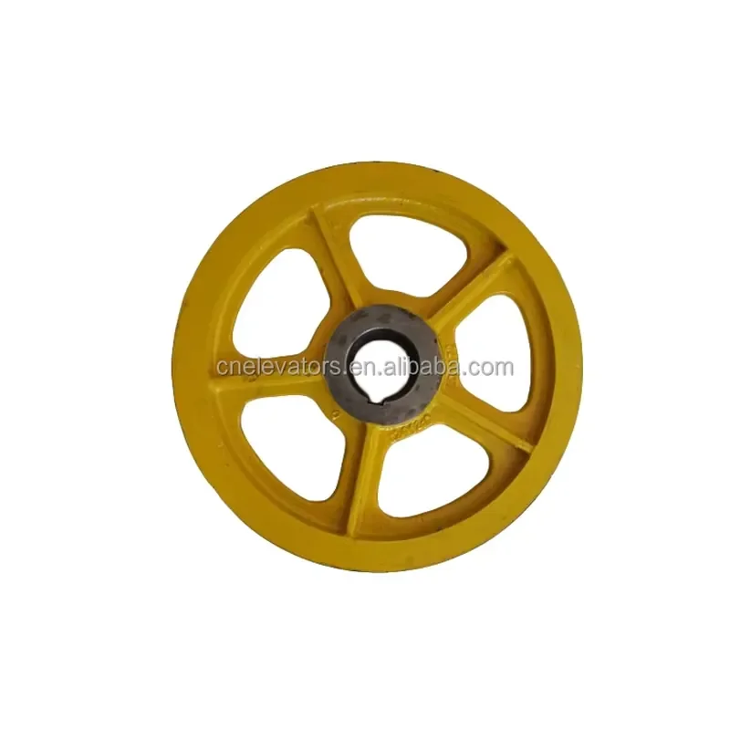 Modern Steel Elevator Traction Sheave D500*64*3 Groove Elevator Door Parts