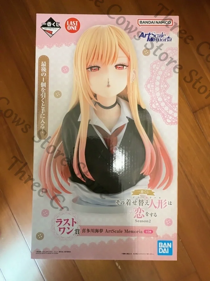 Genuine Anime My Dress-Up Darling Kitagawa Marin Cosplay Cartoon Figures Model Garage Kits Models Kit Girl Statue Collection