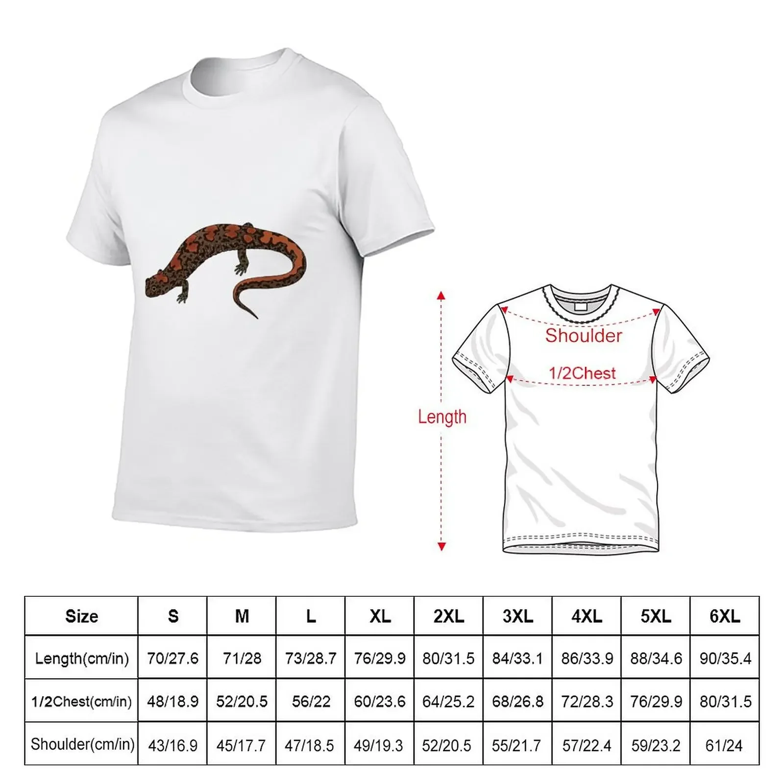 Cumberland Dusky Salamander (Desmognathus abditus) T-Shirt aesthetic clothes blanks graphic shirts anime tshirt men t shirt