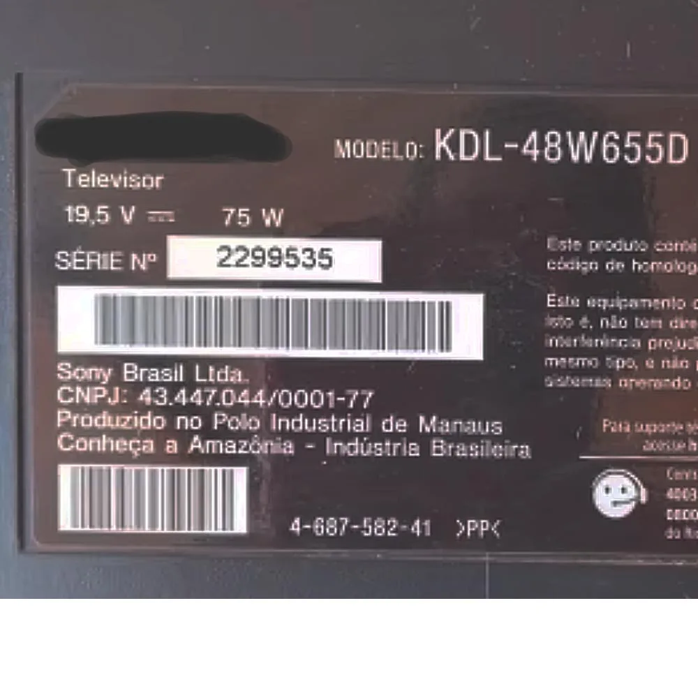 متوافق سوني لوحة للقيادة التلفزيون اللوحة الرئيسية 1-980-334-11 1-980-334-12 1-980-334-13 KDL-48W650D 48W656D KDL-40W650D KDL-32W600D