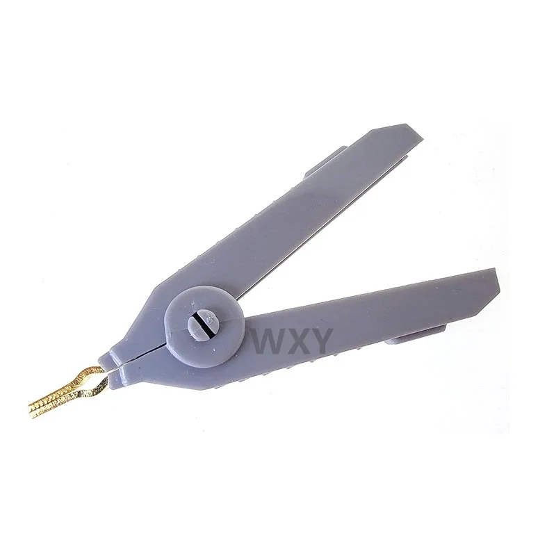 

3pcs 90MM Alligator Clip 20A Copper Alligator Kelvin Copper Gold Plated Clip White+ Black + Red
