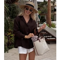 2026 New Women's Spring Shirts Fashion Loose Elegant Office Shirts Chic Street Comfort Youth Travel Holiday Shirt Tops - Image 4
