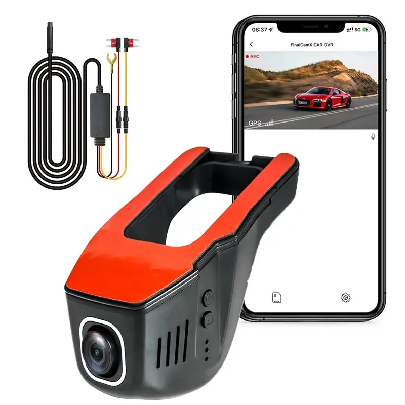 Parking Surround Vision 4K Car Dashboard Camera Dashcam 140° Wide Angle Surveillance Wifi APP Interconnection-AS55
