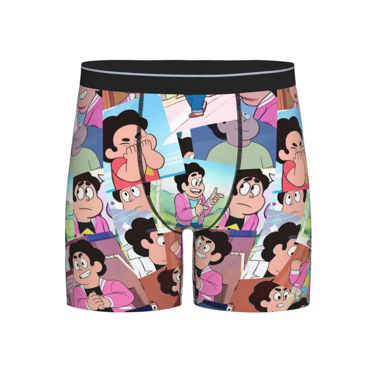 

Long Boxer Underpants Shorts Steven Universe Cartoon Panties Men Soft Underwear for Homme Man Boyfriend Gifts