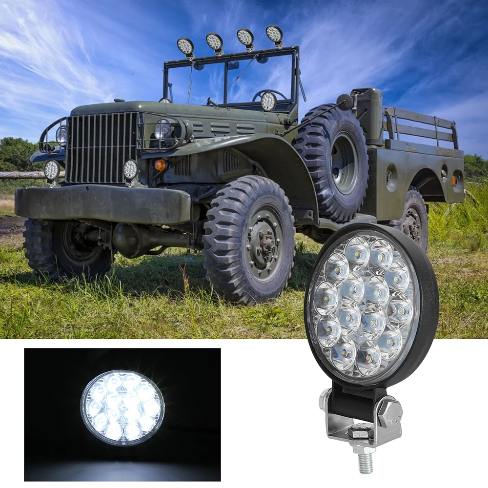 

140W 6000K 14000LM LED Work Light IP67 Waterproof Spotlight Headlight Bulbs for Off-Road Suv Boat 4X4 Jeep Truck Cars Lamp