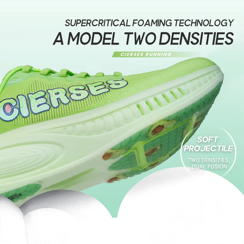 CIERSES New cushion Running Shoes for Men Suitable Heavy Runners Sports light Women Sneakers Road Shoes training jogging fitness