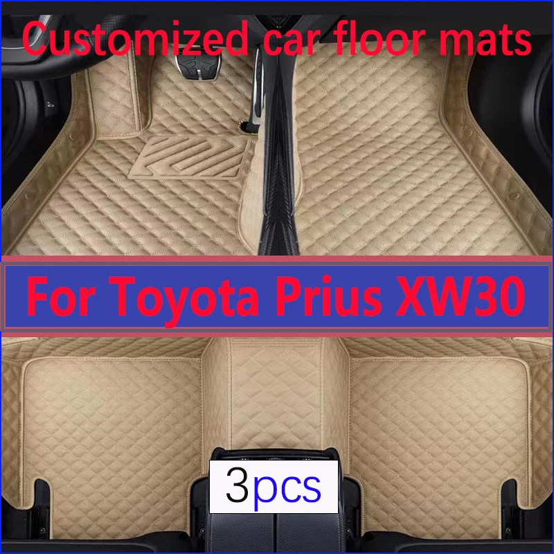 

Car Floor Mats For Toyota Prius XW30 2010~2015 7seat Waterproof Tapete Automotivo Para Carro Car Mats Fully Set Car Accessories