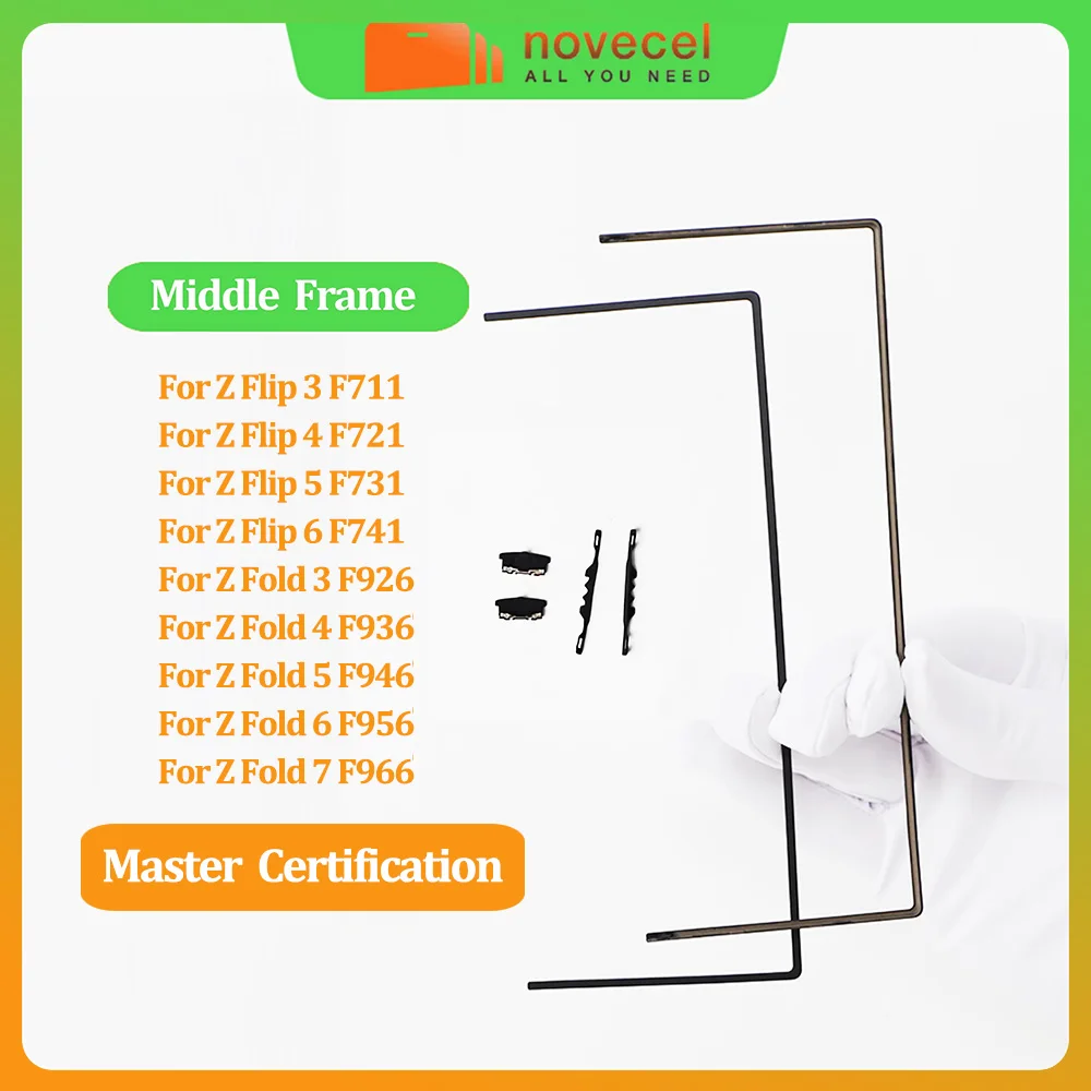 Middle Frame Housing Bezel For Samsung Galaxy Z Flip Fold 7 6 5 2 3 4 F9660 F7000 F7070 F7110 F7210 F7310 LCD Display Bracket