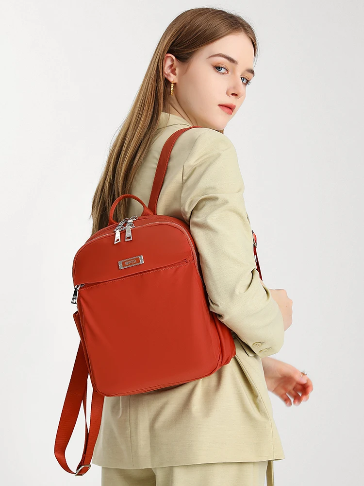 Fouvor-mochila Oxford de gran capacidad para mujer, bolso impermeable para ordenador, bolsas de lona de viaje al aire libre, mochilas escolares,