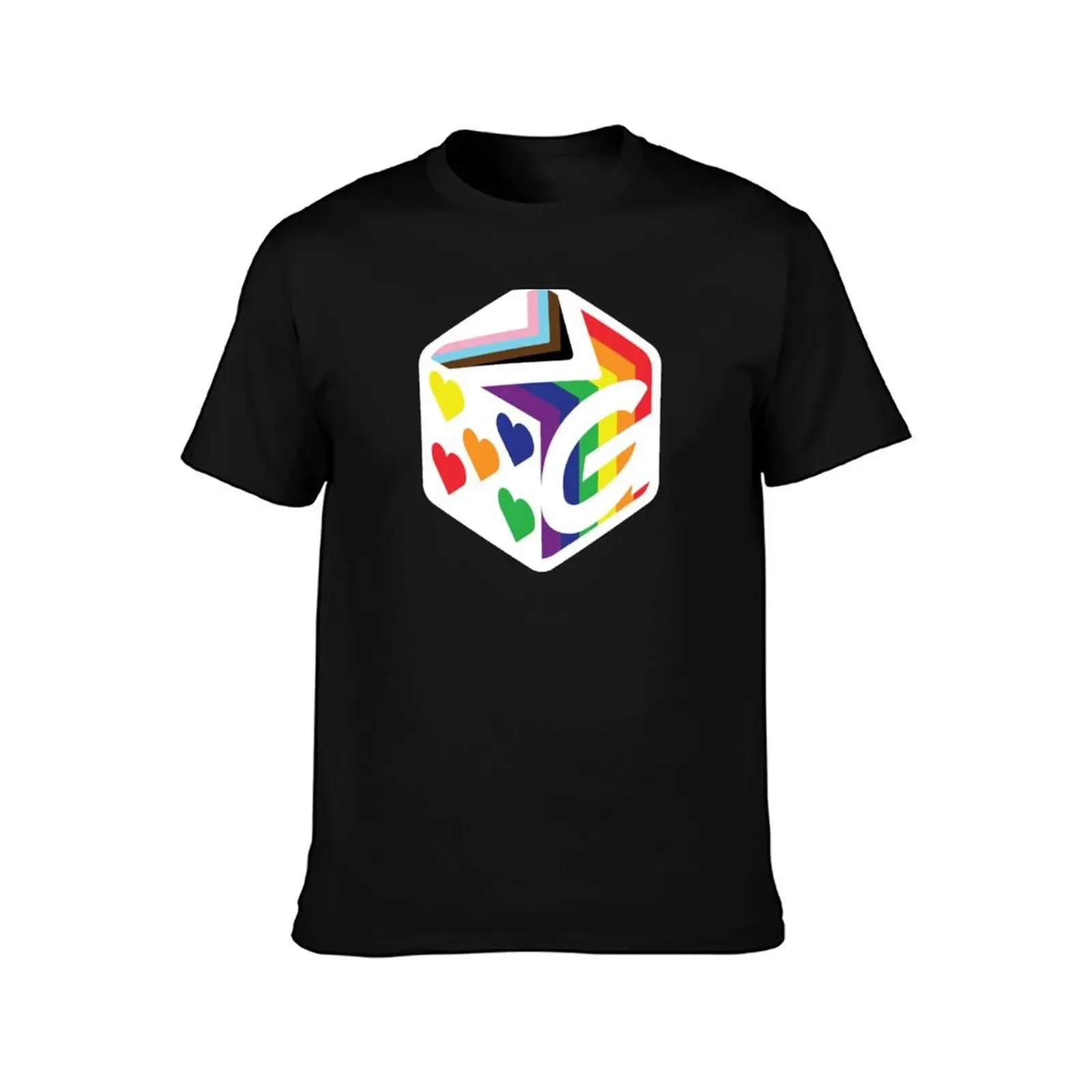 GTG Dice Pride T-Shirt cute tops Short sleeve tee black t shirts for men