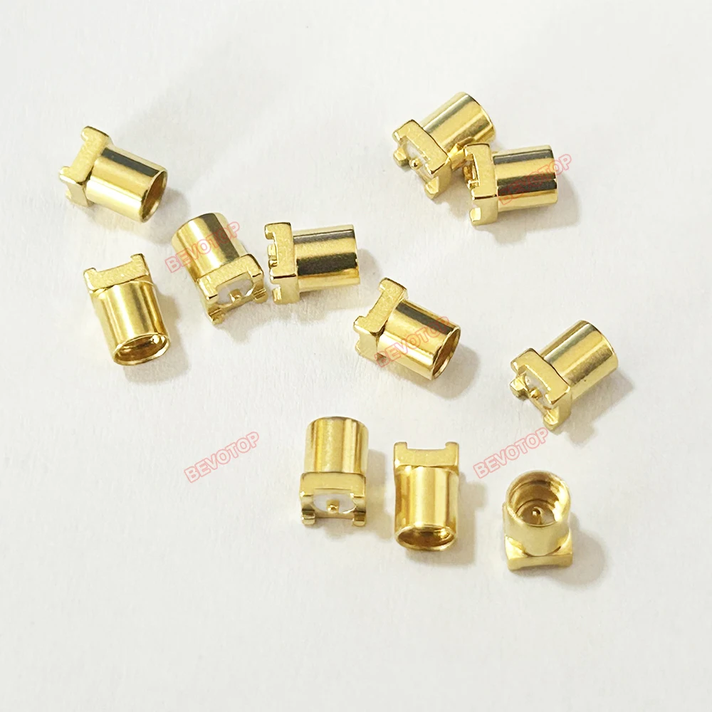 100PCS/LOT MMCX-K MMCX Female SMT Connector PCB Mount Goldplated Copper MMCX Connectors