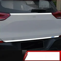 For Chevrolet Tracker Trax 2019 2020 2021 Accessories Rear Trunk Tailgate Door Tail Cover Trim  Garnish Bezel Cover