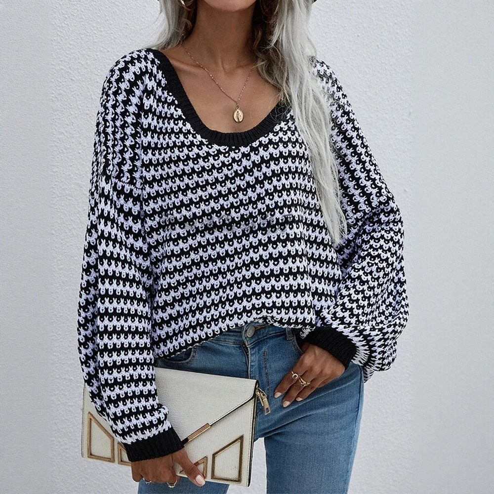 

Women's Graphic Print Stripes Cardigan Long Sleeve Crew Neck Casual Open Front Autumn Winter Comfortable Basic Daily Wear