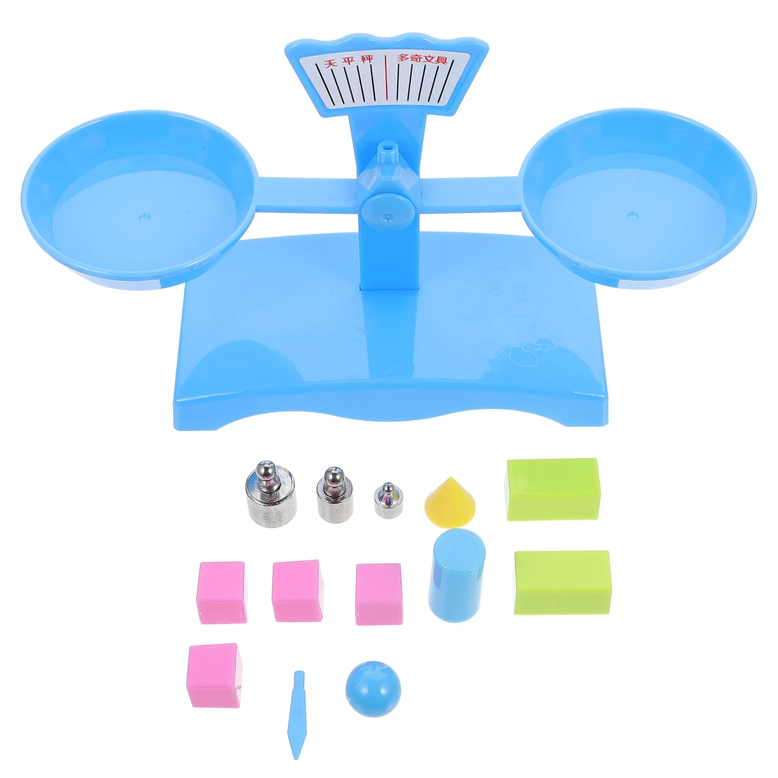 1 Set Balance Scale Math Weighing Scale Kit For Kids Science Measurement Balancing Play Hands-On Coordination
