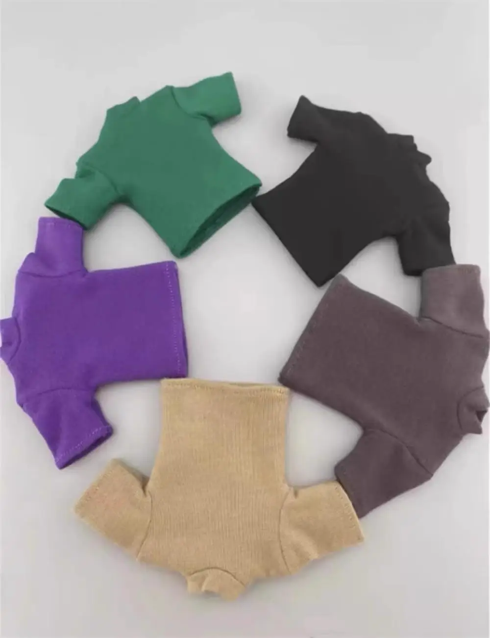 ขาย1/12ที่ทันสมัยแฟชั่นเสื้อแขนสั้นหลายสีตัวเลือกสำหรับ6 "ชิ้นส่วนตุ๊กตาขยับแขนขาได้จากที่เกิดเหตุ DIY