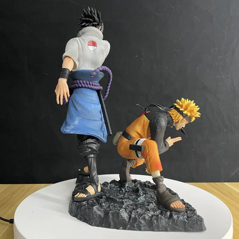 Naruto GK Bond Naruto Sasuke Statue Figure Model