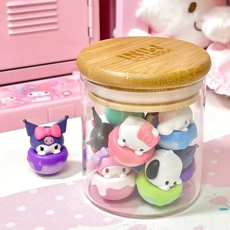 Echte Hot Nieuwe Verkoop Ijs Leuke Bean Serie Tumbler Blind Box Bag Mini Leuke Graan Kuromi Desktop Ornament Meisje Verjaardagscadeau