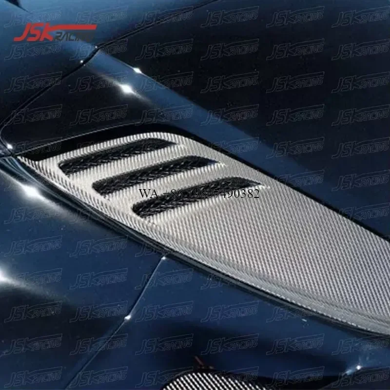 Wmwmnu Carbon Fiber Rear Trunk Air Vent for 2019-2021 F8 Tributo Spoiler Wing Body Kit Accessories Auto Exterior