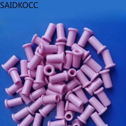 20pcs Industrial ceramic textile thread threading porcelain eye 6x12x3 outer diameter of porcelain eye6 height12 inner diameter3