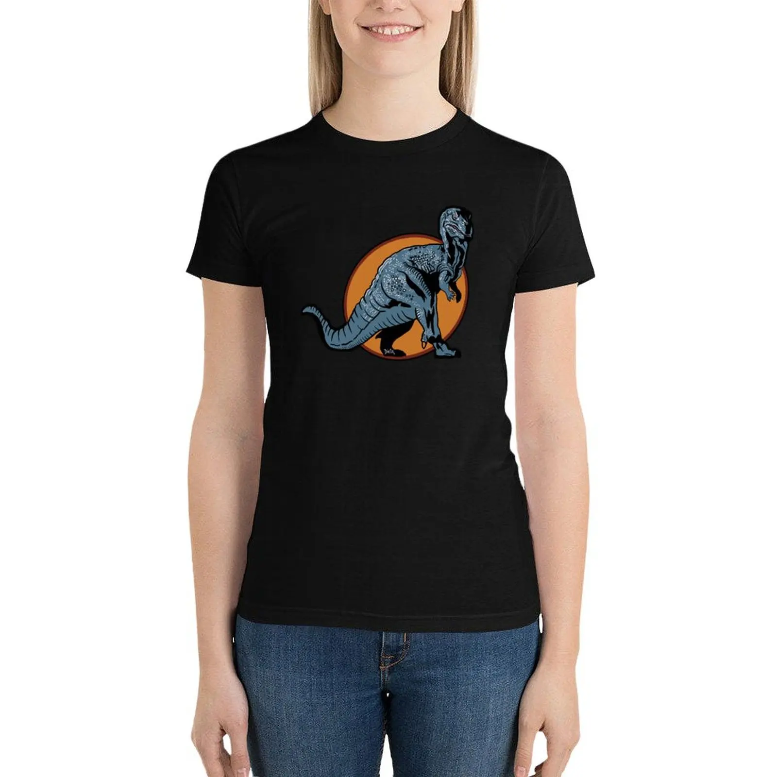 

Big Valley Dinosaur T-Shirt summer tops shirts graphic tees tees tops for Women