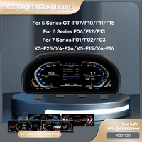 12.3'' Digital Dashboard For BMW F10 F11 F18 F06 F12 F13 F01 F02 F03 F25 F26 F15 F16 LCD Panel Speedometer Virtual Instrument