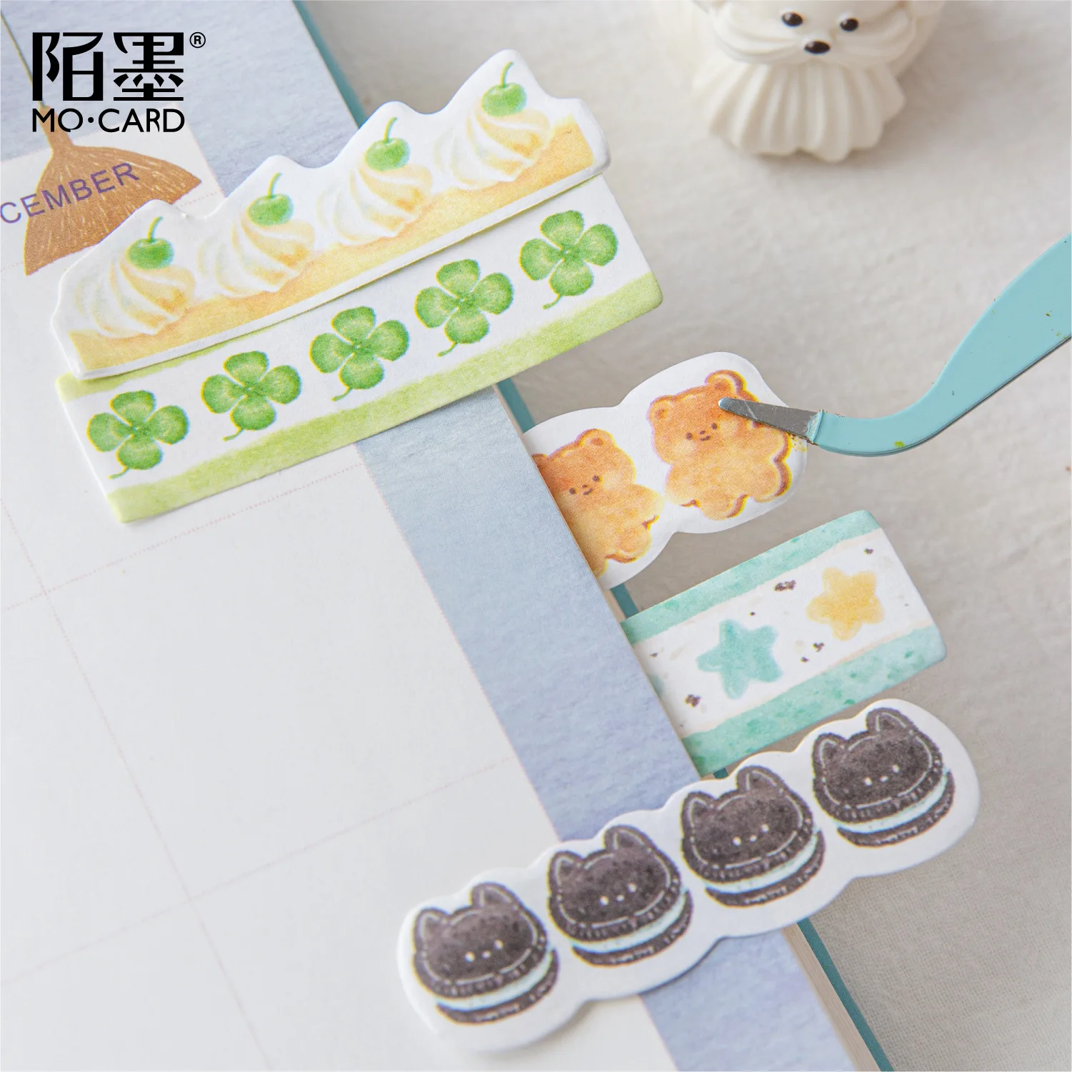 Special-shaped Index Sticky Notes, Dingding Cake Shop Series, Student Classification Key Mark Message Stickers Cute  Stationery - view 3