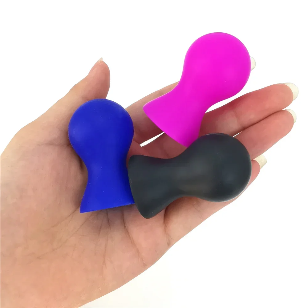 2PCS Mini Cute Silicone Nipple Suckers Nipple Cupping Enhancer Correction Clitoris Pump Cups Sex Toys For Woman