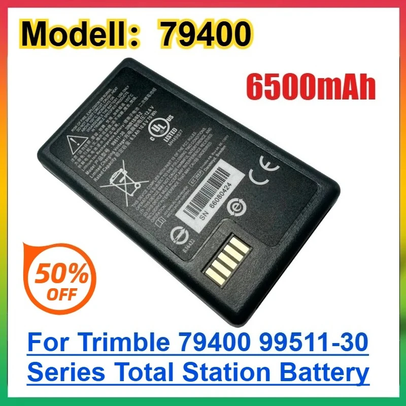 

6500mAh Battery For Trimble 79400 99511-30 For S3 S5 S6 S7 S8 S9 SX10 VX for Robotic SPS930 SPS 610 SPS Series Total Station